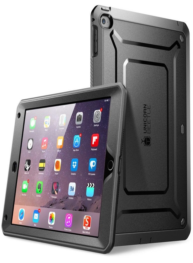 سوبكيس جراب SUPCASE [سلسلة Unicorn Beetle PRO] [شديد التحمل] لجهاز iPad Air 2، [الجيل الثاني] إصدار 2014، جراب حماية هجين متين لكامل الجسم مع واقي شاشة مدمج (أسود) - Image 1